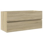 vidaXL Dulap chiuvetă baie stejar sonoma 100x38,5x45 cm lemn prelucrat vidaXL Dulap chiuvetă baie stejar sonoma 100x38,5x45 cm lemn prelucrat