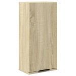 vidaXL Dulap de baie montat pe perete, stejar sonoma, 32x20x67 cm