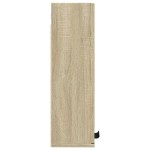 vidaXL Dulap de baie montat pe perete, stejar sonoma, 32x20x67 cm