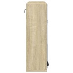 vidaXL Dulap oglindă baie stejar sonoma 64,5x20x66,5 cm lemn prelucrat vidaXL Dulap oglindă baie stejar sonoma 64,5x20x66,5 cm lemn prelucrat