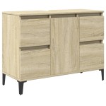 vidaXL Dulap de chiuvetă, stejar sonoma, 80x33x60 cm, lemn prelucrat vidaXL Dulap de chiuvetă, stejar sonoma, 80x33x60 cm, lemn prelucrat
