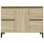 vidaXL Dulap de chiuvetă, stejar sonoma, 80x33x60 cm, lemn prelucrat vidaXL Dulap de chiuvetă, stejar sonoma, 80x33x60 cm, lemn prelucrat