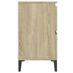vidaXL Dulap de chiuvetă, stejar sonoma, 80x33x60 cm, lemn prelucrat vidaXL Dulap de chiuvetă, stejar sonoma, 80x33x60 cm, lemn prelucrat