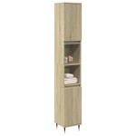 vidaXL Dulap de baie, stejar sonoma, 30x30x190 cm, lemn prelucrat vidaXL Dulap de baie, stejar sonoma, 30x30x190 cm, lemn prelucrat