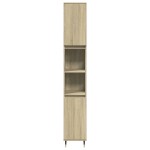 vidaXL Dulap de baie, stejar sonoma, 30x30x190 cm, lemn prelucrat vidaXL Dulap de baie, stejar sonoma, 30x30x190 cm, lemn prelucrat