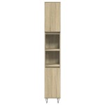 vidaXL Dulap de baie, stejar sonoma, 30x30x190 cm, lemn prelucrat vidaXL Dulap de baie, stejar sonoma, 30x30x190 cm, lemn prelucrat