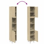 vidaXL Dulap de baie, stejar sonoma, 30x30x190 cm, lemn prelucrat vidaXL Dulap de baie, stejar sonoma, 30x30x190 cm, lemn prelucrat