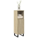 vidaXL Dulap de baie, stejar sonoma, 30x30x100 cm, lemn prelucrat vidaXL Dulap de baie, stejar sonoma, 30x30x100 cm, lemn prelucrat