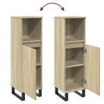 vidaXL Dulap de baie, stejar sonoma, 30x30x100 cm, lemn prelucrat vidaXL Dulap de baie, stejar sonoma, 30x30x100 cm, lemn prelucrat