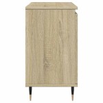 vidaXL Dulap de baie, stejar sonoma, 58x33x60 cm, lemn prelucrat