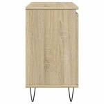 vidaXL Dulap de baie, stejar sonoma, 58x33x60 cm, lemn prelucrat