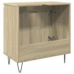 vidaXL Dulap de baie, stejar sonoma, 58x33x60 cm, lemn prelucrat