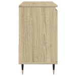 vidaXL Dulap de chiuvetă baie stejar sonoma 65x33x60 cm lemn prelucrat vidaXL Dulap de chiuvetă baie stejar sonoma 65x33x60 cm lemn prelucrat