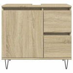 vidaXL Dulap de baie, stejar sonoma, 65x33x60 cm, lemn prelucrat vidaXL Dulap de baie, stejar sonoma, 65x33x60 cm, lemn prelucrat