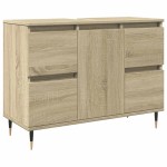 vidaXL Dulap pentru baie, stejar sonoma, 80x33x60 cm, lemn compozit vidaXL Dulap pentru baie, stejar sonoma, 80x33x60 cm, lemn compozit