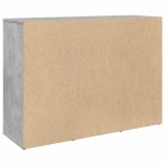 vidaXL Dulap, gri beton, 90,5x29,5x65 cm, lemn prelucrat