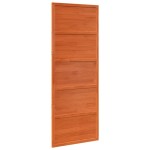 vidaXL Ușă de hambar, maro ceruit, 80x208 cm, lemn masiv de pin