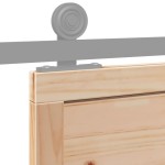 vidaXL Ușă de hambar, 100x208 cm, lemn masiv de pin vidaXL Ușă de hambar, 100x208 cm, lemn masiv de pin