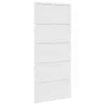 vidaXL Ușă de hambar, alb, 90x208 cm, lemn masiv de pin vidaXL Ușă de hambar, alb, 90x208 cm, lemn masiv de pin