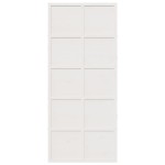 vidaXL Ușă de hambar, alb, 90x208 cm, lemn masiv de pin vidaXL Ușă de hambar, alb, 90x208 cm, lemn masiv de pin