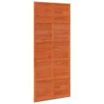 vidaXL Ușă de hambar, maro ceruit, 90x208 cm, lemn masiv de pin