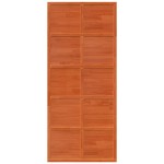 vidaXL Ușă de hambar, maro ceruit, 90x208 cm, lemn masiv de pin