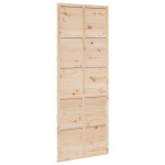 vidaXL Ușă de hambar, 80x208 cm, lemn masiv de pin