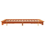 vidaXL Cadru de pat fără saltea, maro ceruit 140x200 cm lemn masiv pin vidaXL Cadru de pat fără saltea, maro ceruit 140x200 cm lemn masiv pin