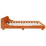 vidaXL Cadru de pat fără saltea, maro ceruit 180x200 cm lemn masiv pin vidaXL Cadru de pat fără saltea, maro ceruit 180x200 cm lemn masiv pin