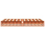 vidaXL Cadru de pat fără saltea, maro ceruit 140x200 cm lemn masiv pin vidaXL Cadru de pat fără saltea, maro ceruit 140x200 cm lemn masiv pin