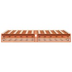 vidaXL Cadru de pat fără saltea, maro ceruit 150x200 cm lemn masiv pin vidaXL Cadru de pat fără saltea, maro ceruit 150x200 cm lemn masiv pin