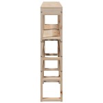 vidaXL Tăblie de pat cu rafturi, 150 cm, lemn masiv de pin