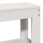 vidaXL Tăblie de pat cu rafturi, 135 cm, lemn masiv de pin vidaXL Tăblie de pat cu rafturi, 135 cm, lemn masiv de pin
