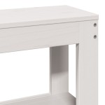 vidaXL Tăblie de pat cu rafturi, 120 cm, lemn masiv de pin vidaXL Tăblie de pat cu rafturi, 120 cm, lemn masiv de pin
