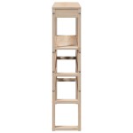 vidaXL Tăblie de pat cu rafturi, 90 cm, lemn masiv de pin