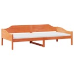 vidaXL Pat de zi fără saltea, maro ceruit, 90x200 cm, lemn masiv pin vidaXL Pat de zi fără saltea, maro ceruit, 90x200 cm, lemn masiv pin