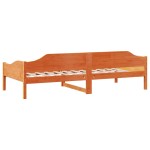 vidaXL Pat de zi fără saltea, maro ceruit, 90x200 cm, lemn masiv pin vidaXL Pat de zi fără saltea, maro ceruit, 90x200 cm, lemn masiv pin