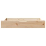 vidaXL Sertare de pat cu roți, 2 buc., 90x55x17 cm, lemn masiv de pin vidaXL Sertare de pat cu roți, 2 buc., 90x55x17 cm, lemn masiv de pin