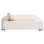 vidaXL Sertare de pat, 2 buc., 90x55x17 cm, alb, lemn masiv de pin vidaXL Sertare de pat, 2 buc., 90x55x17 cm, alb, lemn masiv de pin