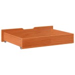 vidaXL Sertare de pat 2 buc. 85x55x17 cm maro ceruit lemn masiv de pin vidaXL Sertare de pat 2 buc. 85x55x17 cm maro ceruit lemn masiv de pin