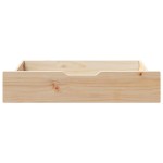 vidaXL Sertare de pat cu roți, 2 buc., 80x55x17 cm, lemn masiv de pin vidaXL Sertare de pat cu roți, 2 buc., 80x55x17 cm, lemn masiv de pin