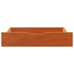vidaXL Sertare de pat 2 buc. 80x55x17 cm maro ceruit lemn masiv de pin vidaXL Sertare de pat 2 buc. 80x55x17 cm maro ceruit lemn masiv de pin