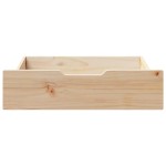 vidaXL Sertare de pat cu roți, 2 buc., 75x55x17 cm, lemn masiv de pin vidaXL Sertare de pat cu roți, 2 buc., 75x55x17 cm, lemn masiv de pin