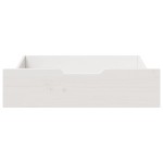 vidaXL Sertare de pat, 2 buc., 75x55x17 cm, alb, lemn masiv de pin vidaXL Sertare de pat, 2 buc., 75x55x17 cm, alb, lemn masiv de pin