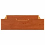 vidaXL Sertare de pat 2 buc. 75x55x17 cm maro ceruit lemn masiv de pin vidaXL Sertare de pat 2 buc. 75x55x17 cm maro ceruit lemn masiv de pin