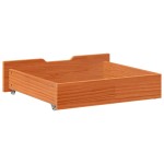 vidaXL Sertare de pat 2 buc. 75x55x17 cm maro ceruit lemn masiv de pin vidaXL Sertare de pat 2 buc. 75x55x17 cm maro ceruit lemn masiv de pin
