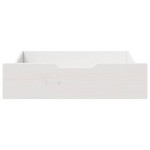 vidaXL Sertare de pat, 2 buc., 65x55x17 cm, alb, lemn masiv de pin vidaXL Sertare de pat, 2 buc., 65x55x17 cm, alb, lemn masiv de pin