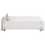 vidaXL Sertare de pat, 2 buc., 65x55x17 cm, alb, lemn masiv de pin vidaXL Sertare de pat, 2 buc., 65x55x17 cm, alb, lemn masiv de pin