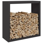 vidaXL Rastel pentru lemne de foc, negru, 100x40x100 cm, oțel vidaXL Rastel pentru lemne de foc, negru, 100x40x100 cm, oțel