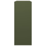 vidaXL Rastel pentru lemne de foc, verde, 100x40x100 cm, oțel vidaXL Rastel pentru lemne de foc, verde, 100x40x100 cm, oțel